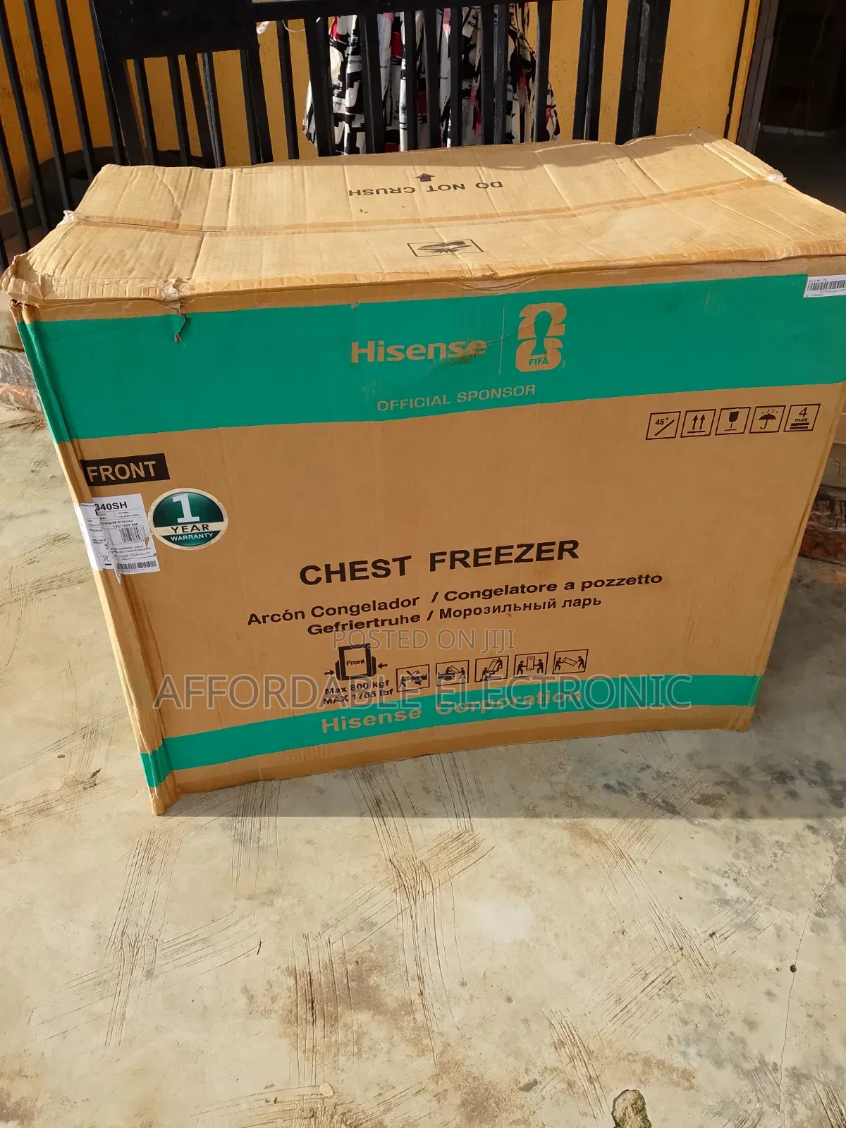 Hisense 250l High Capacity Chest Freezer