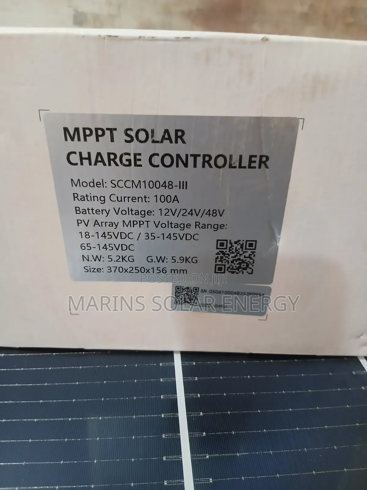 MPPT Solar Change Control 100amh