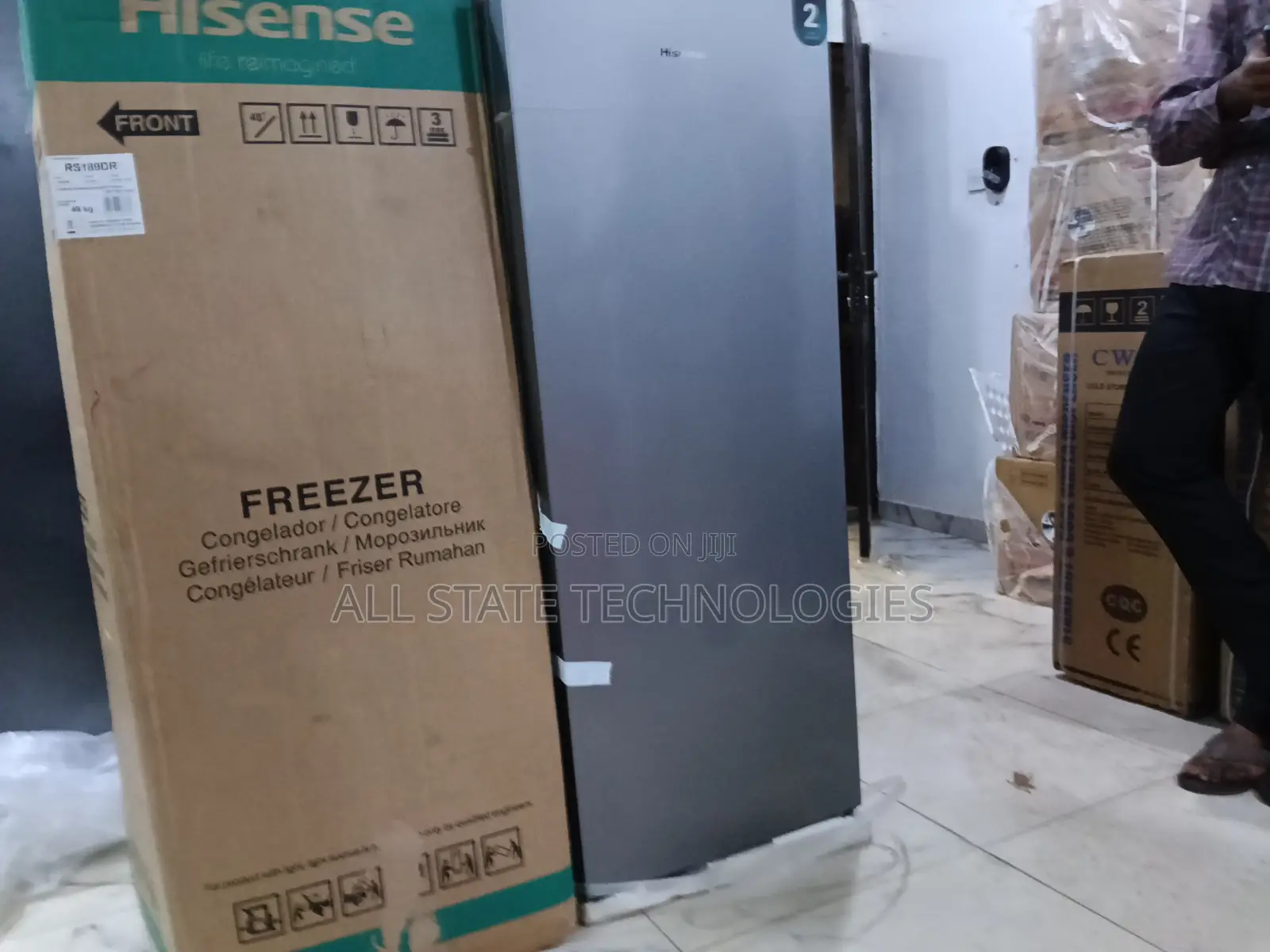 Hisense Rs189dr 190l Vertical Freezer