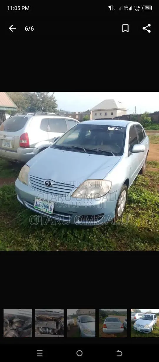 Toyota Corolla 2002 Blue