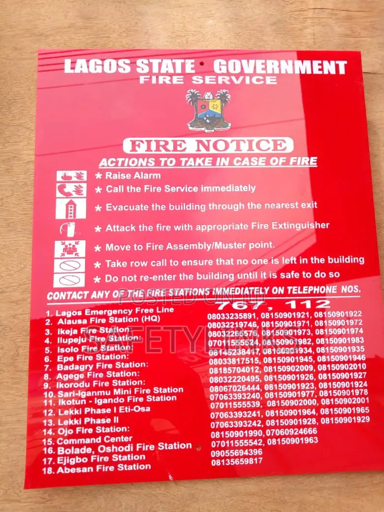 Fire Signages