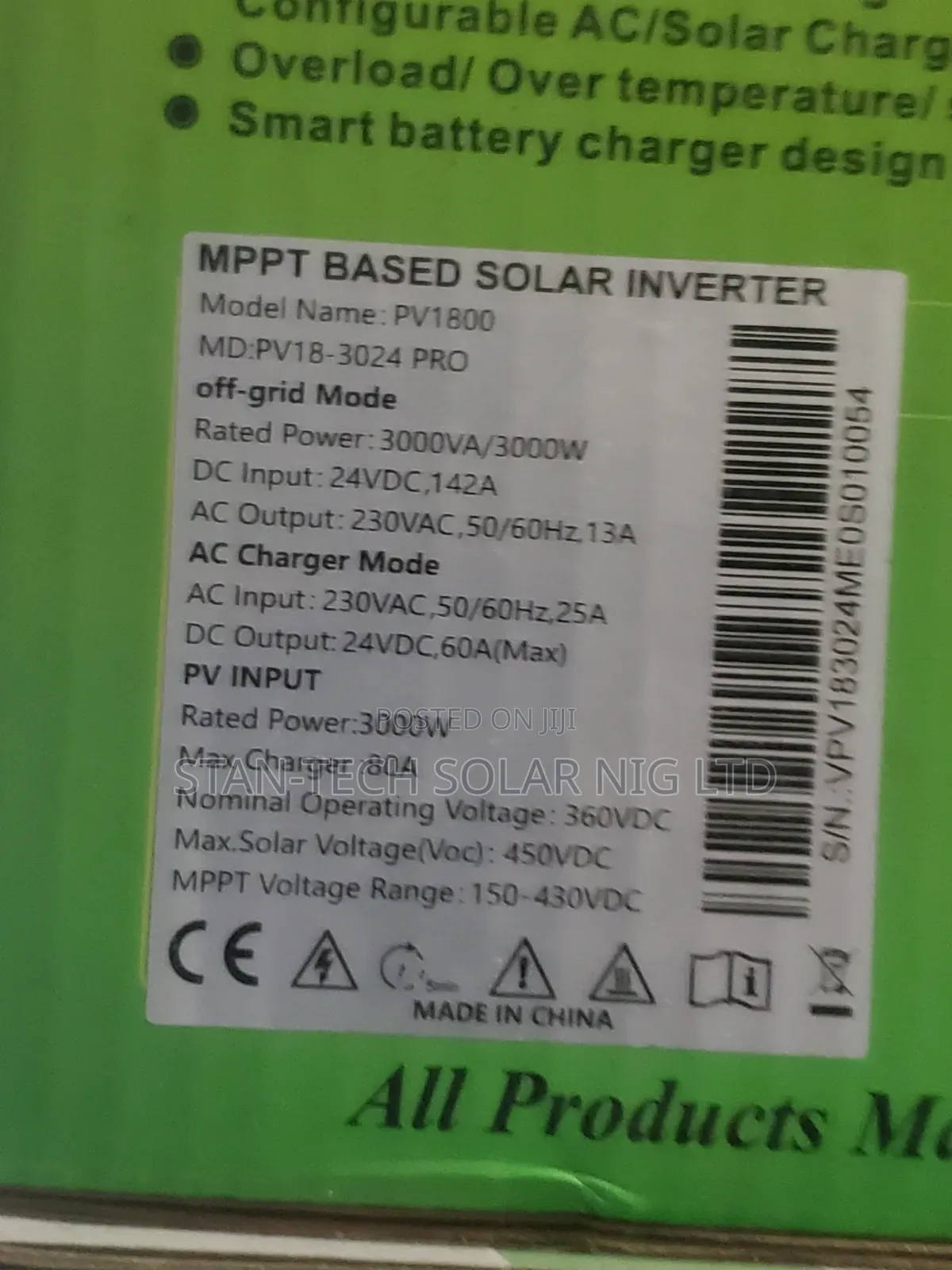 3kva Must Hybrid Inverter