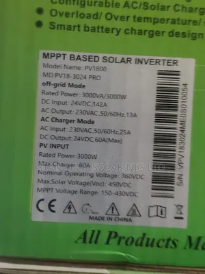 3kva Must Hybrid Inverter