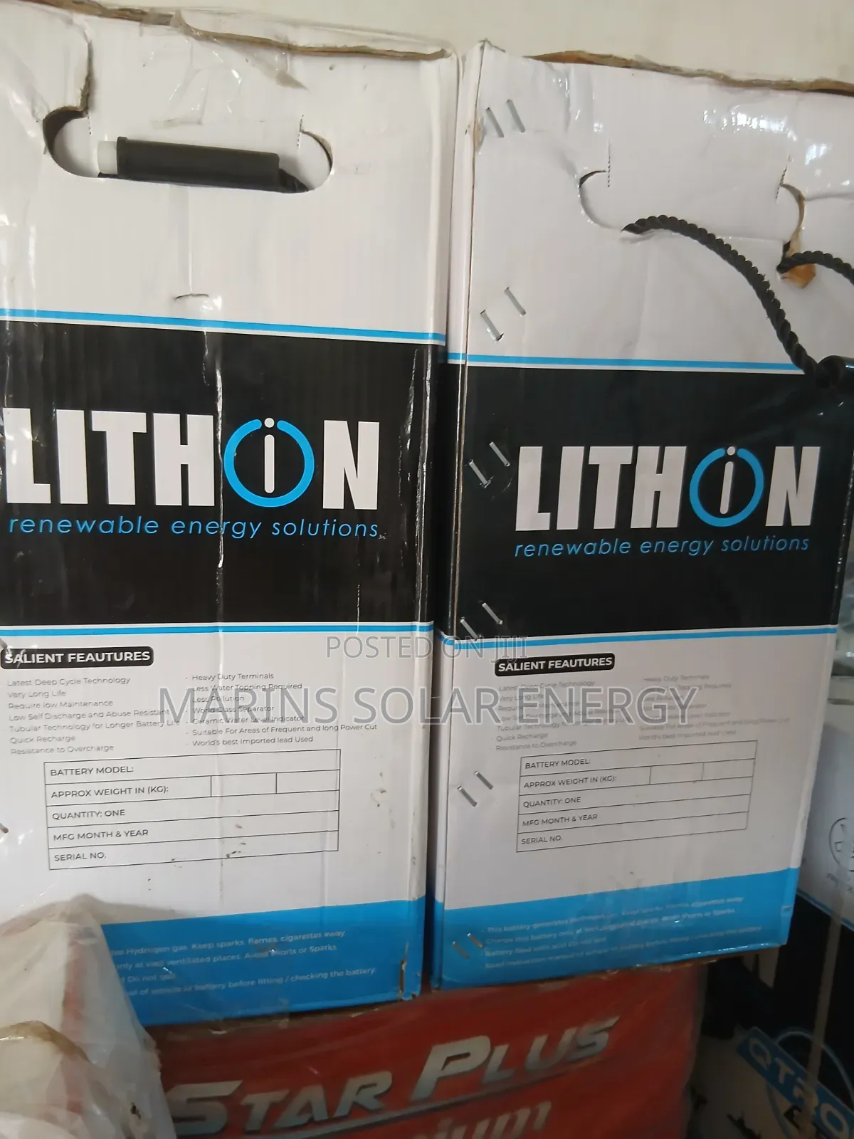 Llthon Tubular Battery 220ah