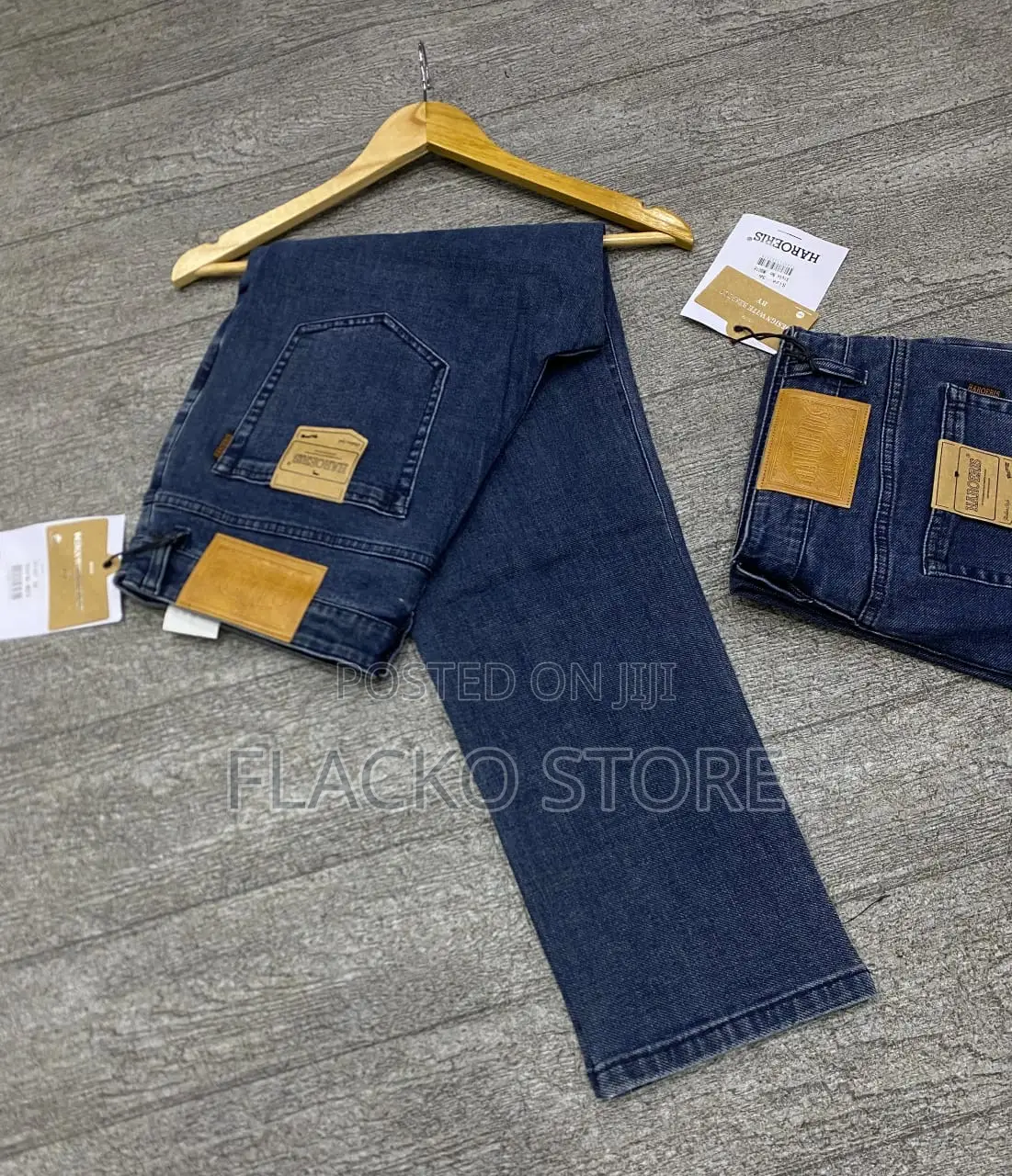High Quality Denim Striaght Cut Jeans