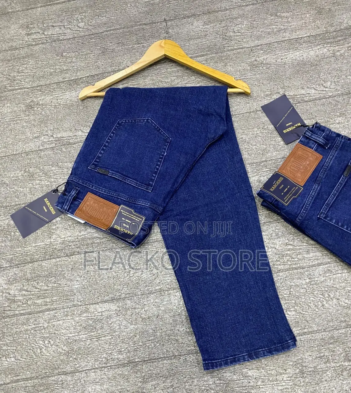 High Quality Denim Striaght Cut Jeans