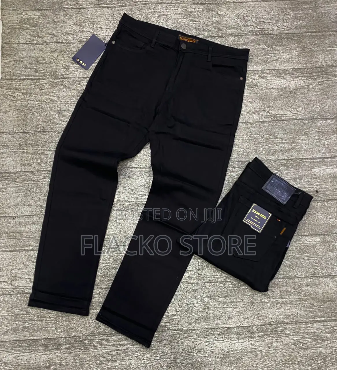 High Quality Denim Striaght Cut Jeans