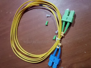 3m Sc/Apc to Sc/Upc Single Mode Duplex Fiber Optic Patch Cord (Lszh)