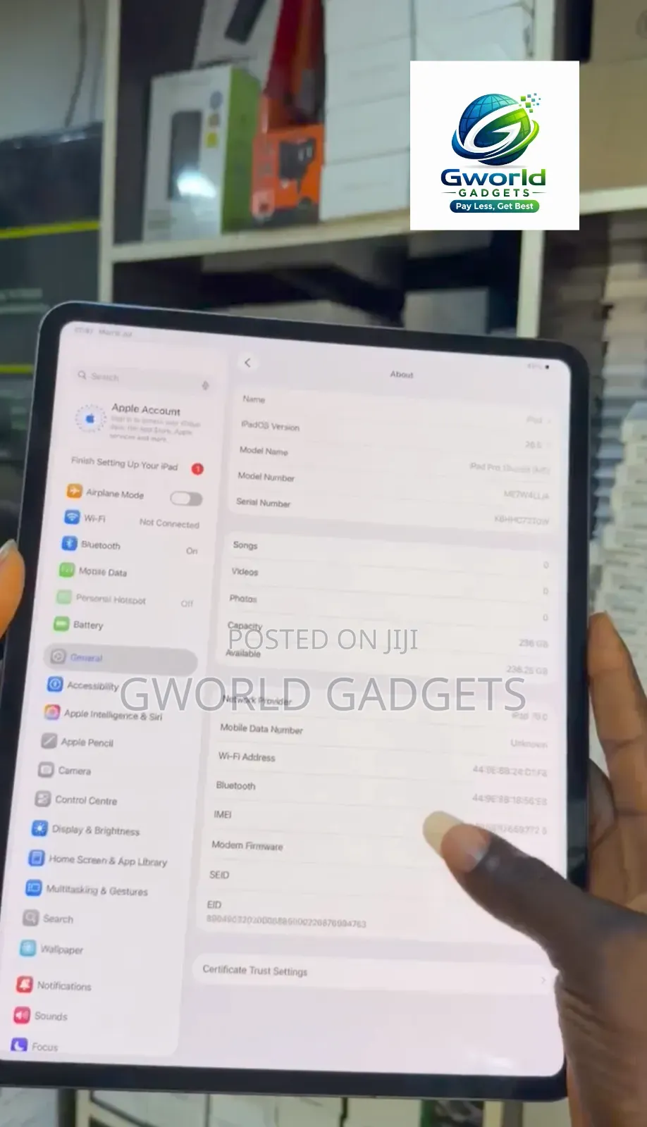 Apple iPad Pro 256 GB Silver