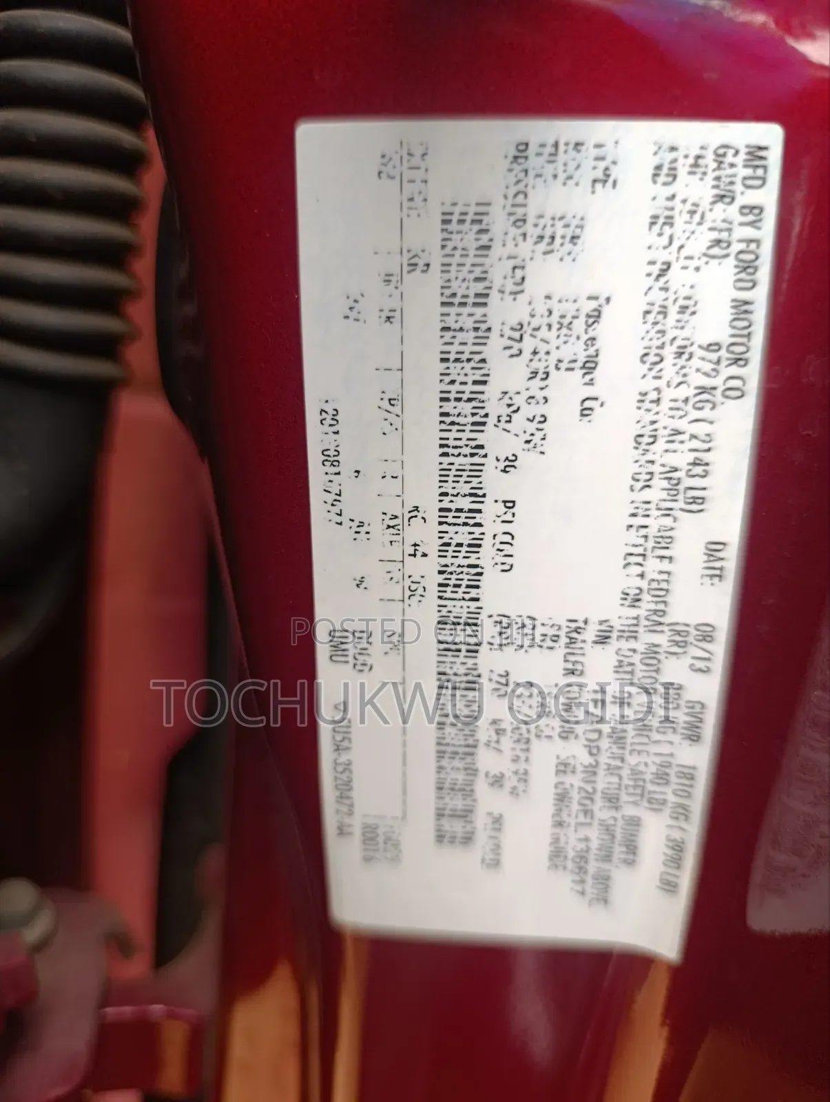 Ford Focus 2014 Red