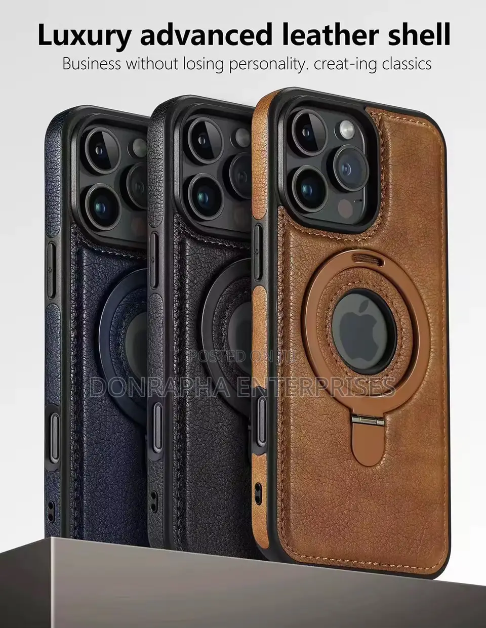 iPhone 15 Pro Max Leather Case