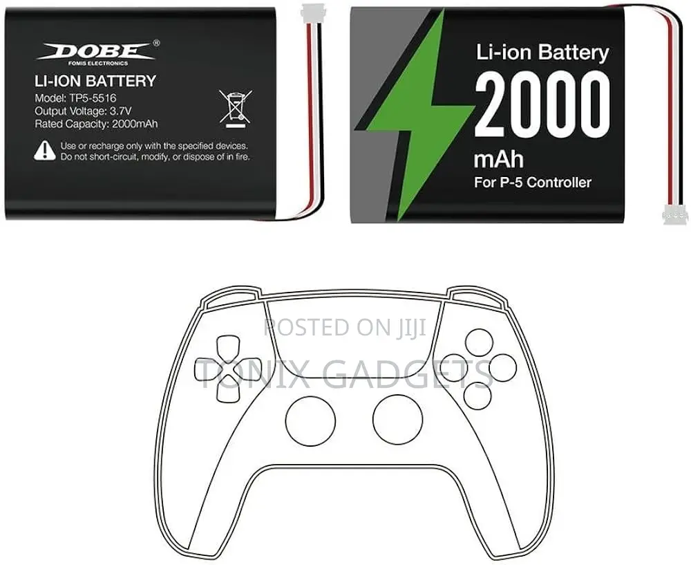 Dobe Replacement Battery Pack for Ps5