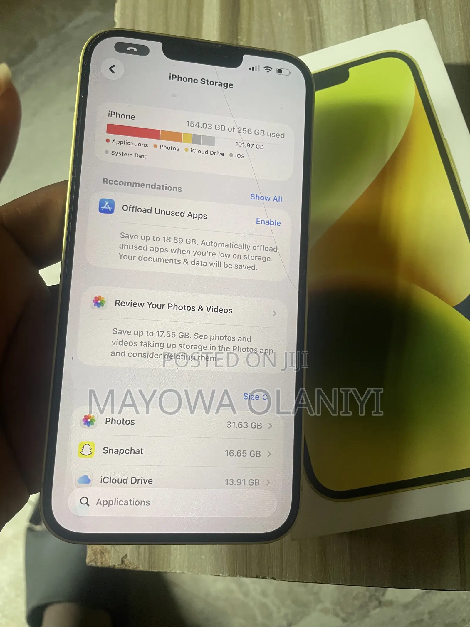 Apple iPhone 14 Plus 256 GB Yellow