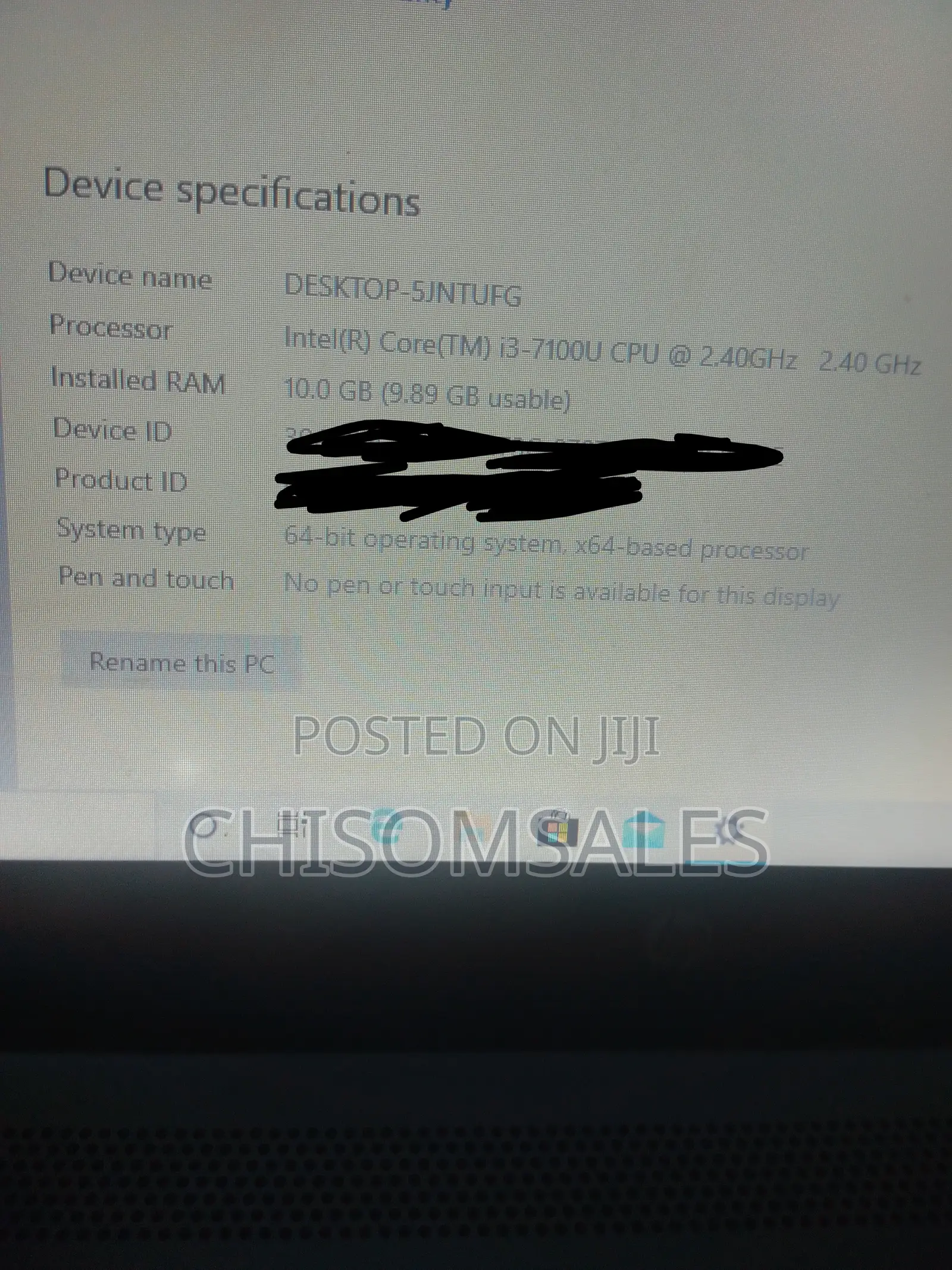 Laptop HP 15s 8GB Intel Core i3 SSD 128GB