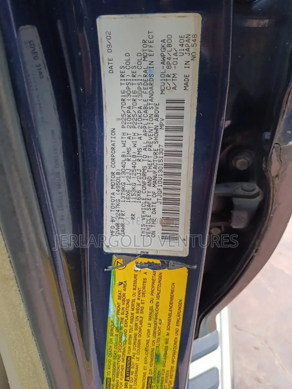Lexus RX 2003 Blue