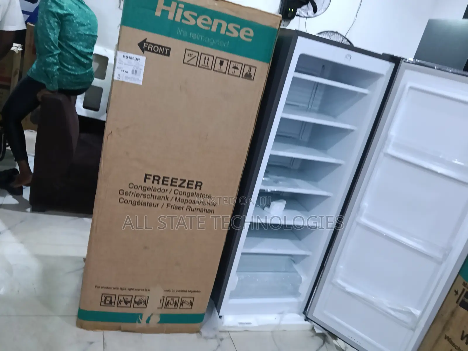 Compact Hisense Rs189dr Upright Freezer