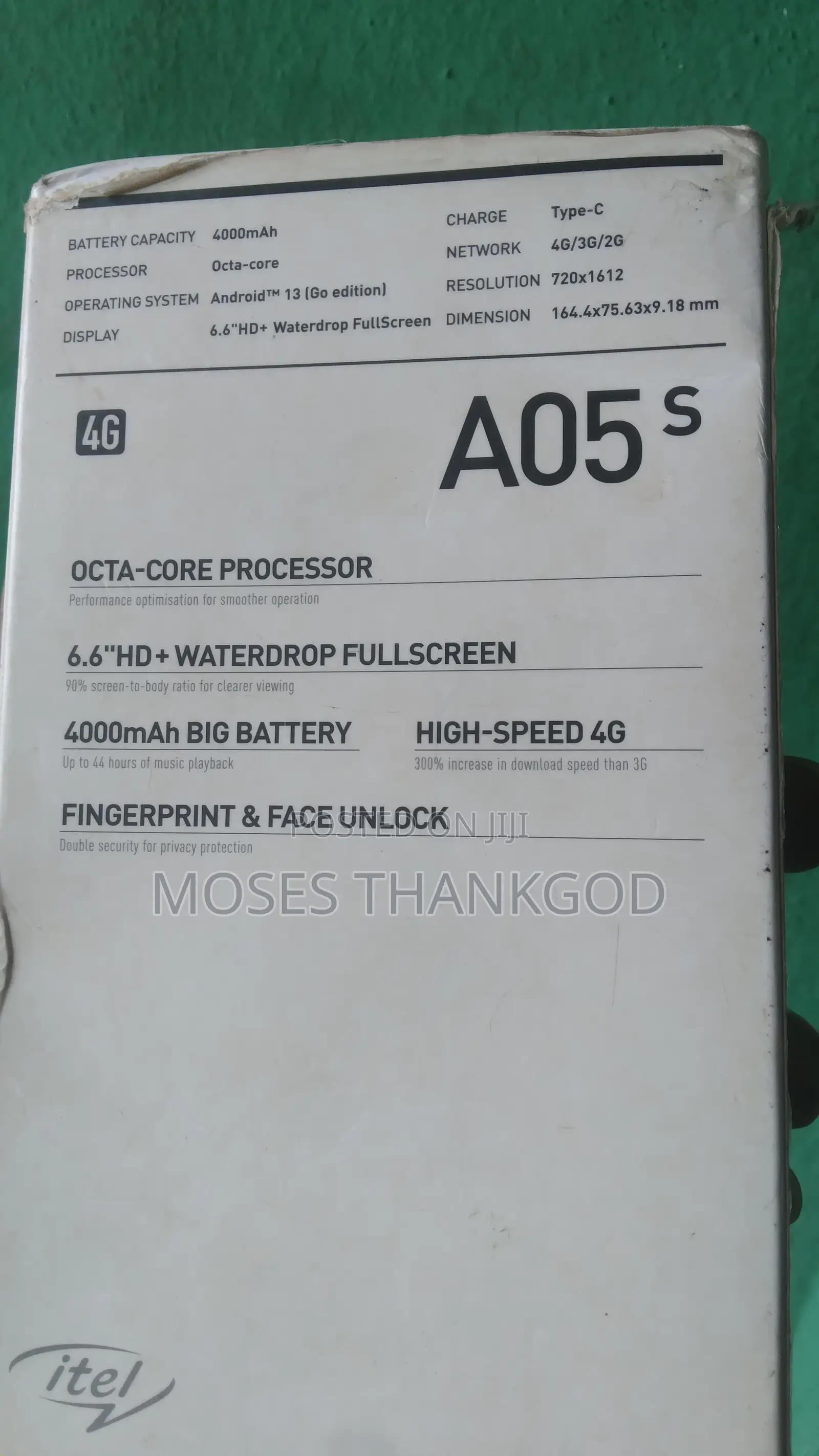 Itel A05s 32 GB Gray