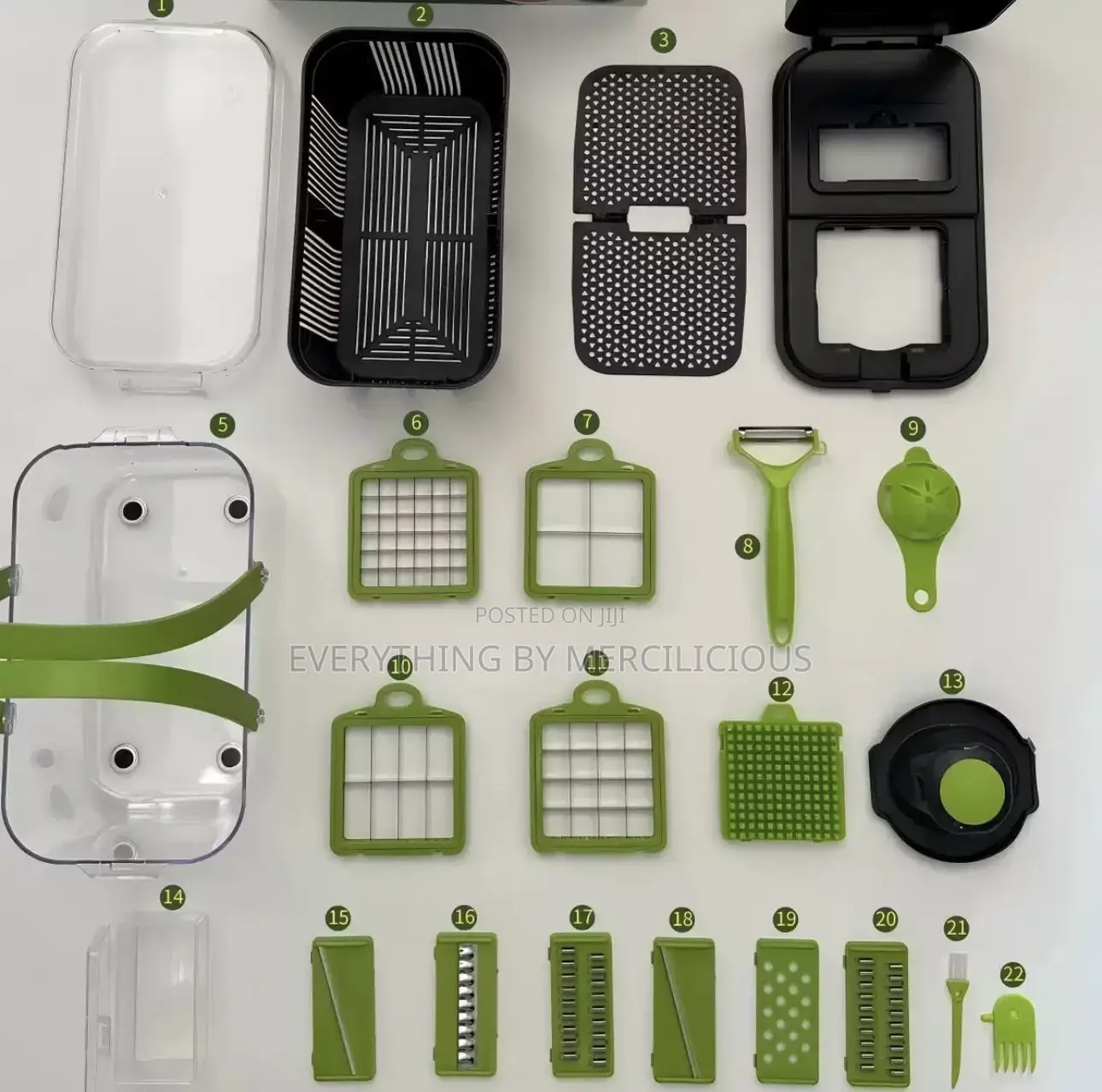 22 in 1 Manual Kitchen Cutter / Chopper