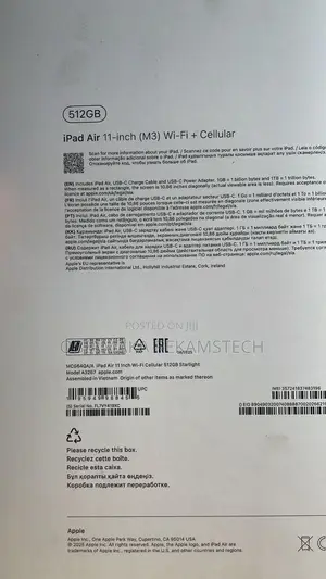 New Apple iPad Air 512 GB