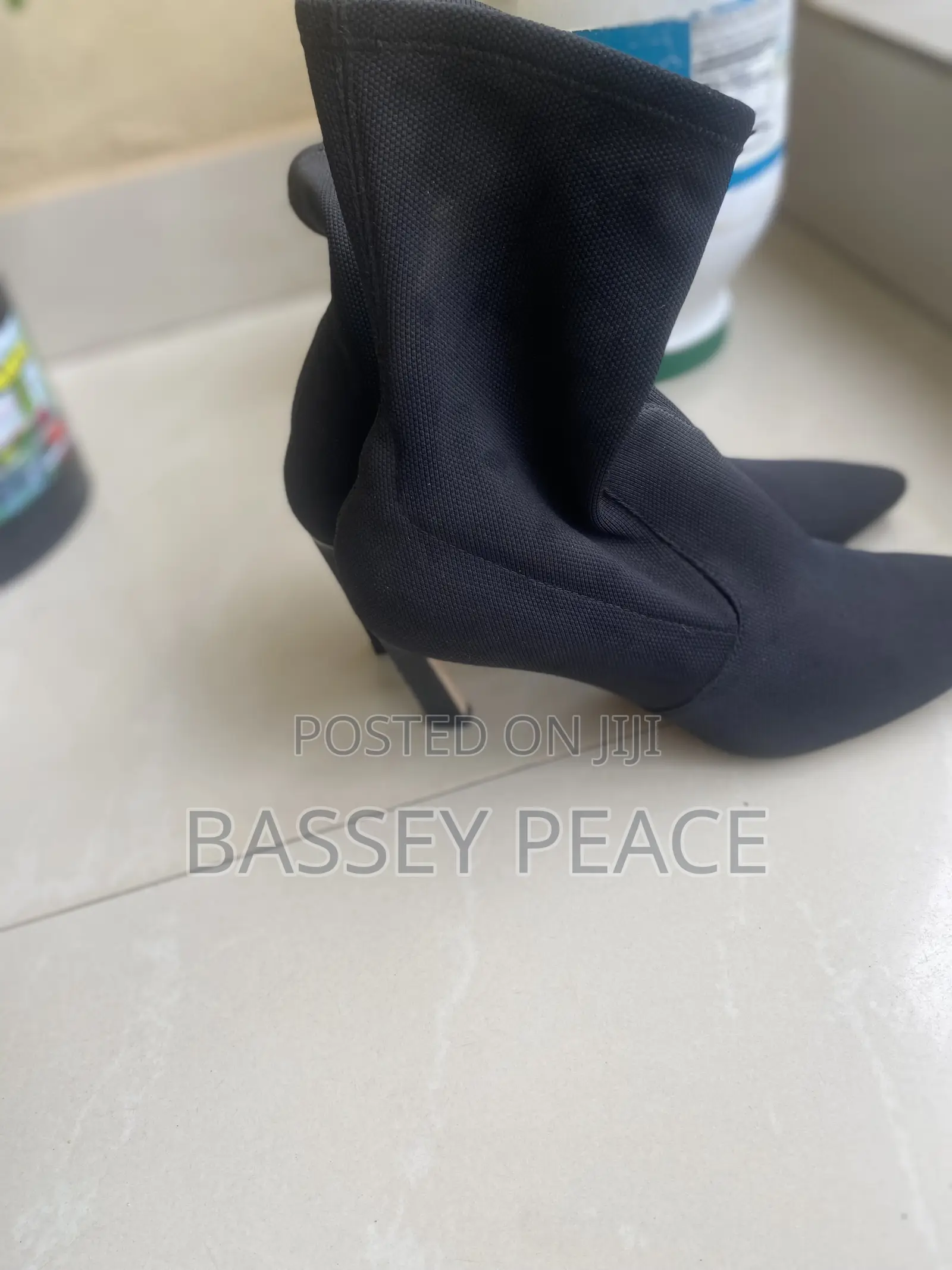 Black Pointed Toe Ankle Boots