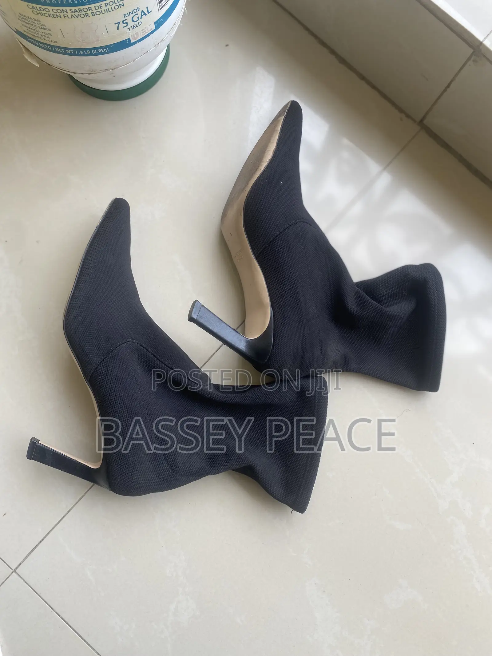 Black Pointed Toe Ankle Boots