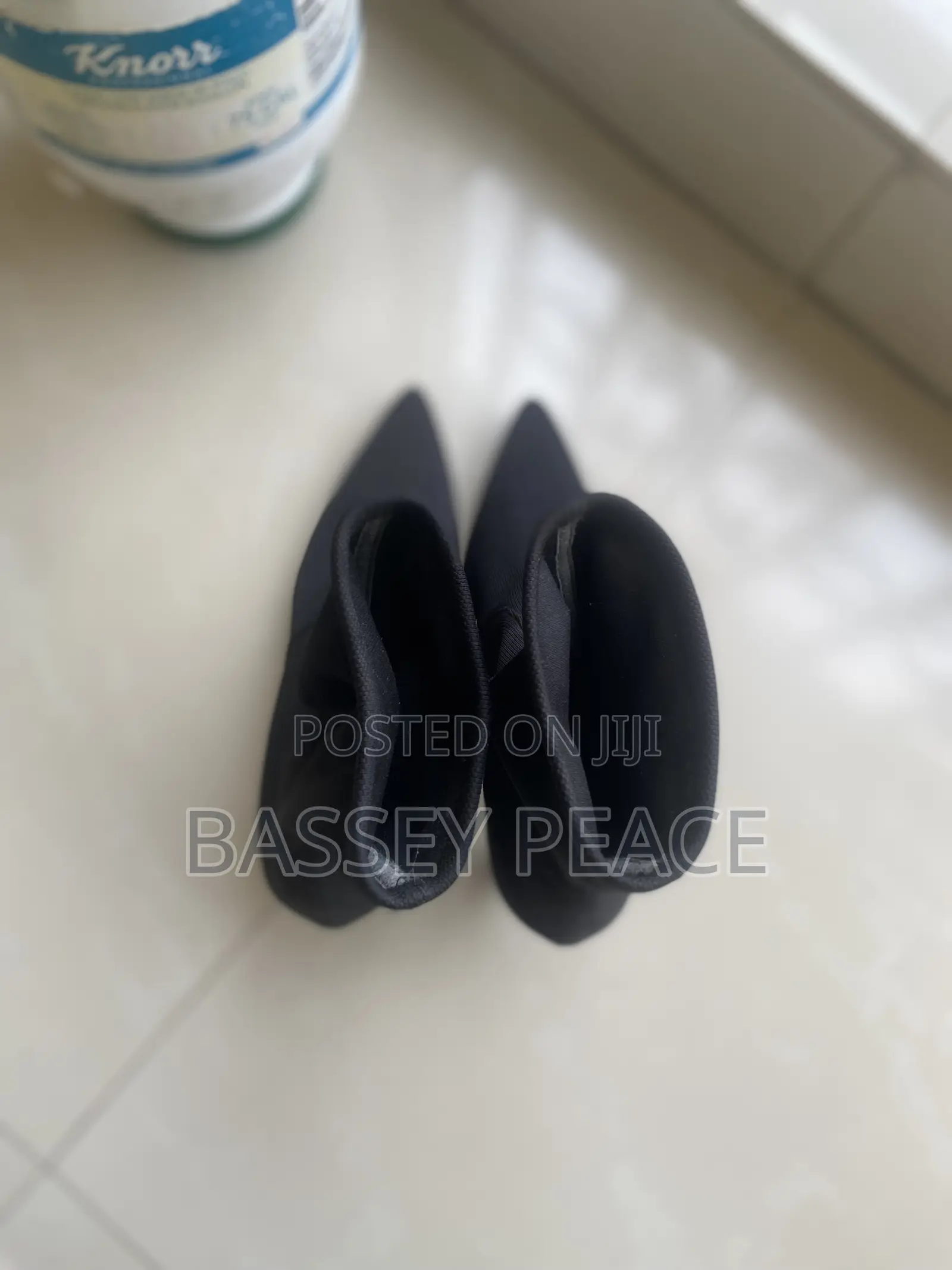 Black Pointed Toe Ankle Boots