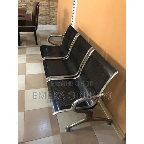 Reception Waiting Room Chair - Black