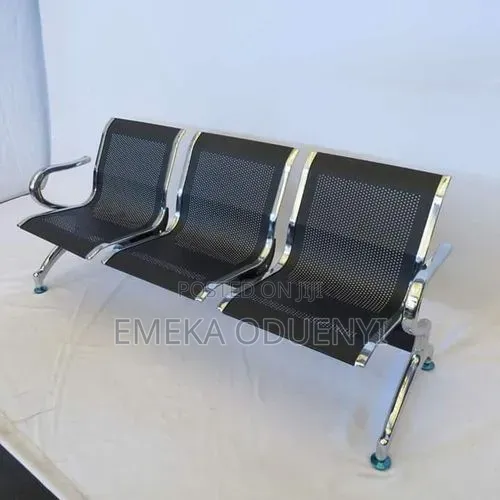 Reception Waiting Room Chair - Black