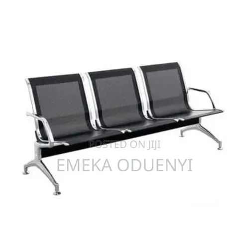 Reception Waiting Room Chair - Black