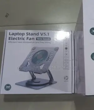 360 Degree Rotatable and Adjustable Laptop Stand With Fan