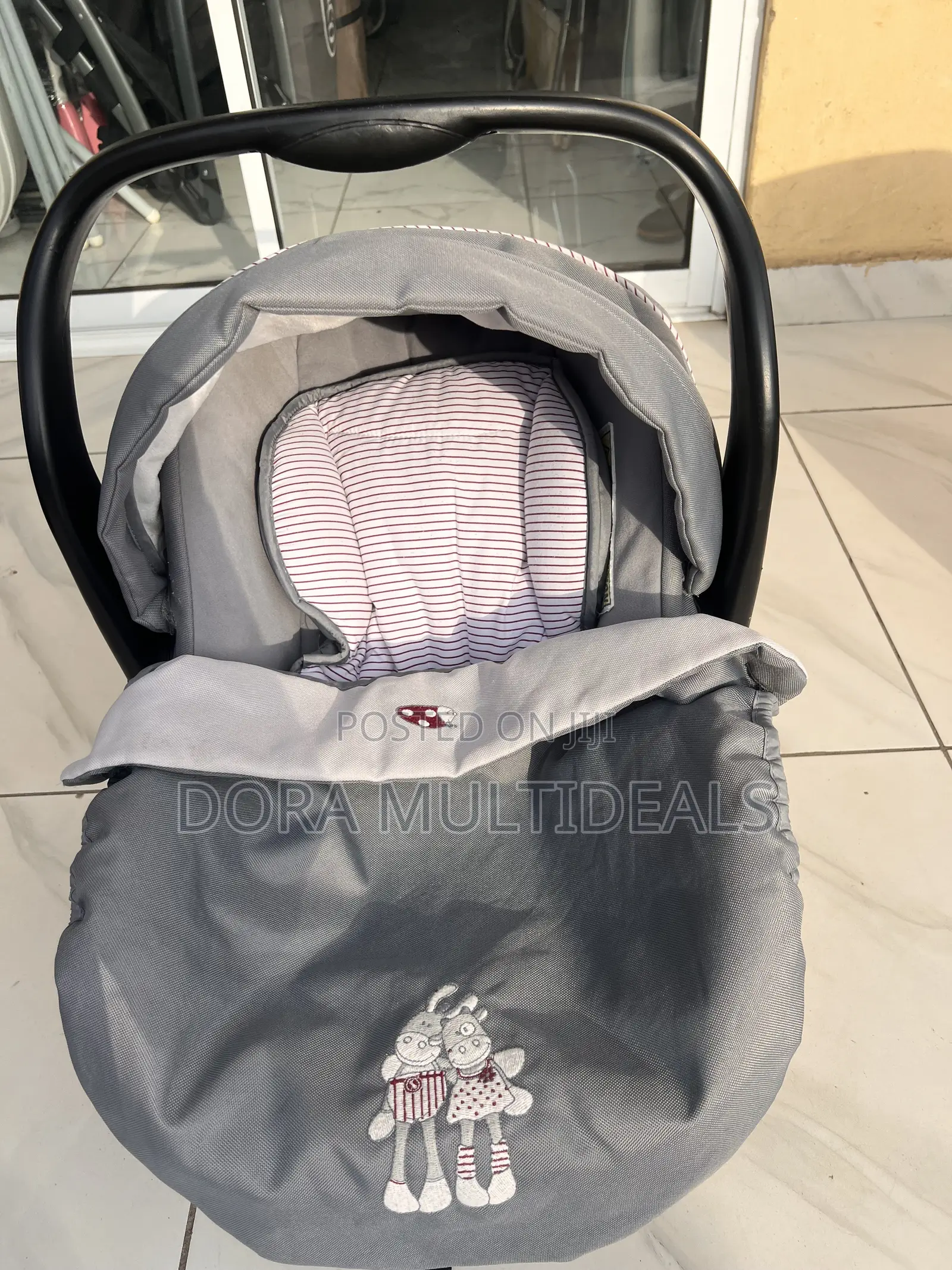 Solid Imported Infant Carrier Car Seat With Cover