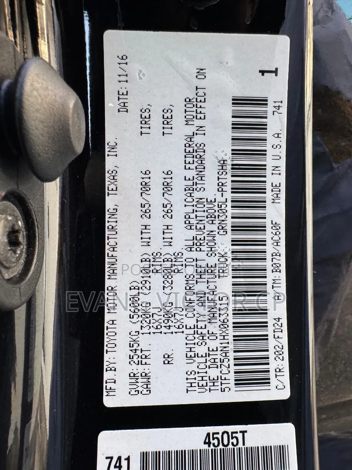 Toyota Tacoma TRD Pro 2017 Black