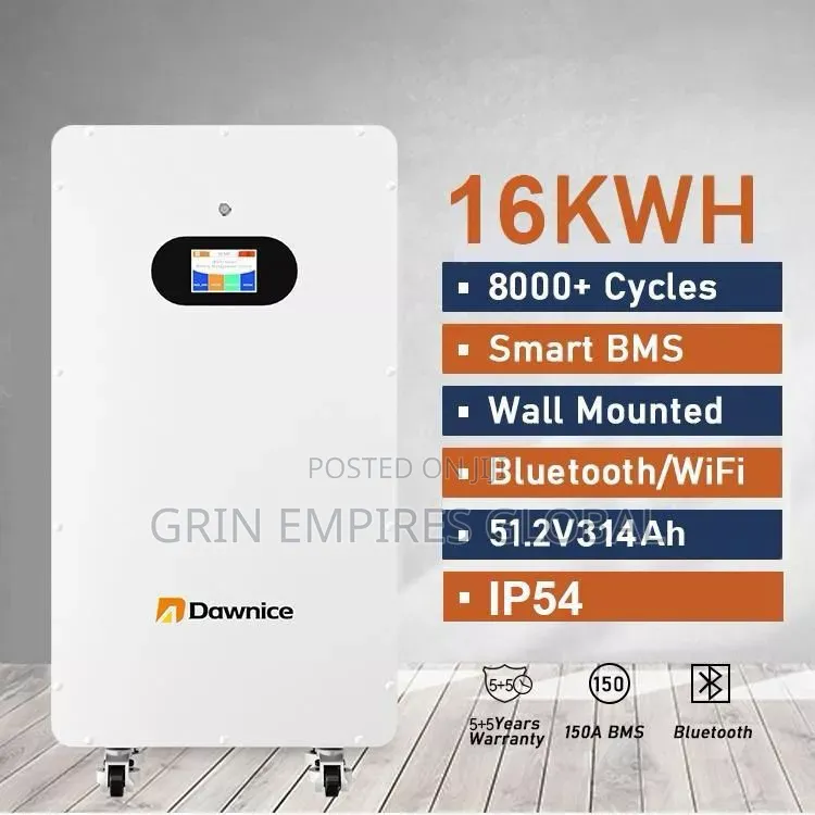 16kwh Dawnice Vertical Lithium Battery