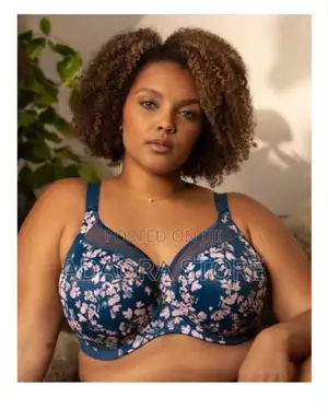Goddess Kayla Underwire Bra, Teal Blossom In Floral Print, Size 36g