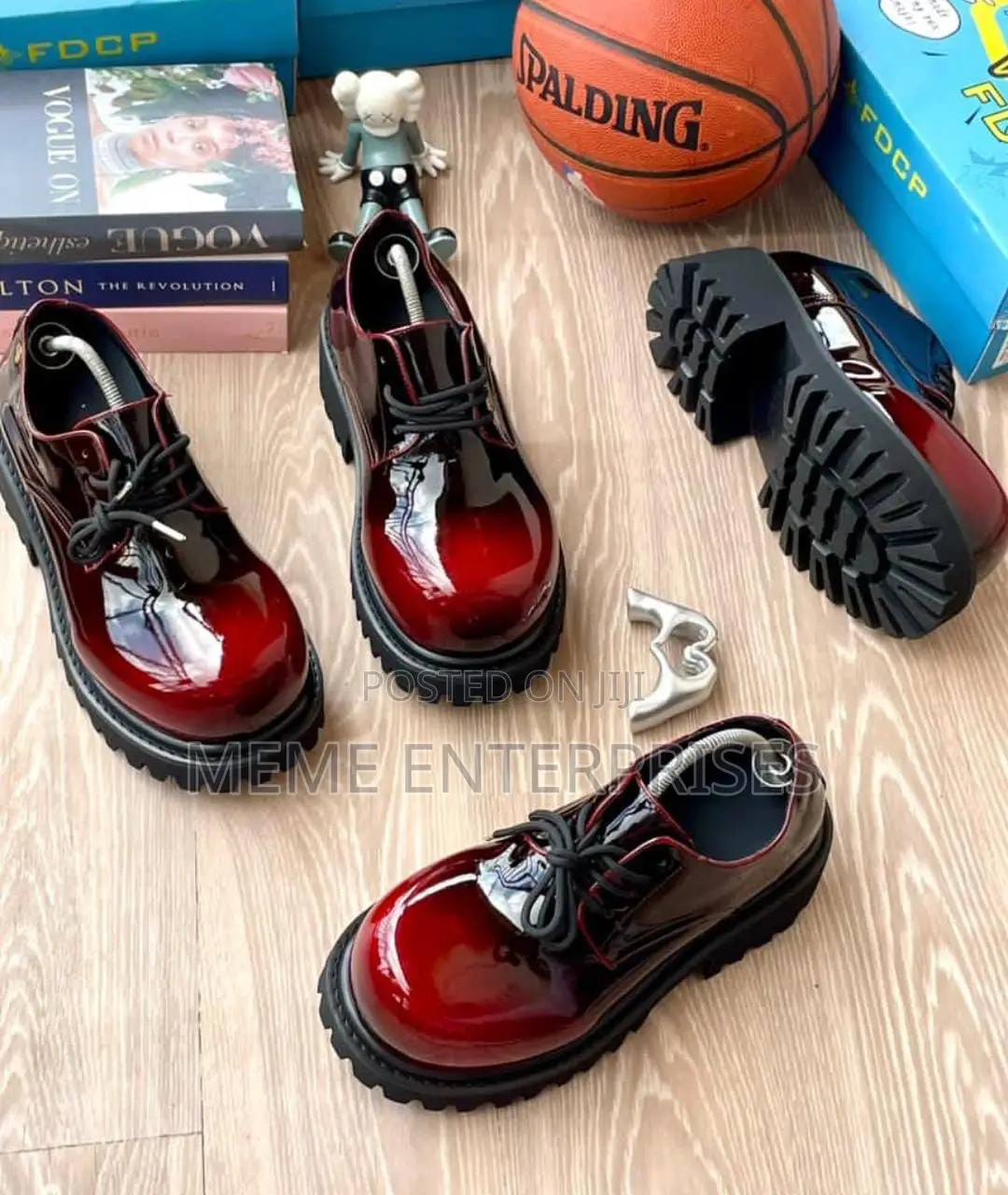 Burgundy Shoe,~