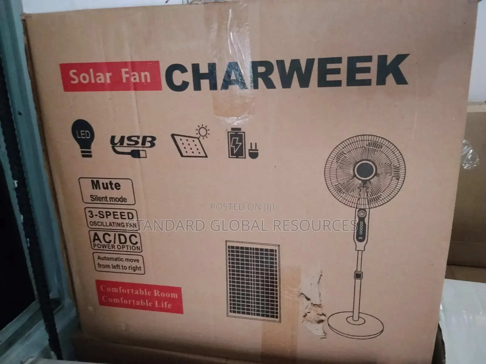 Original Solar Panel Fan