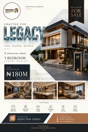 Real Estate Flyer Property Design – Ibadan