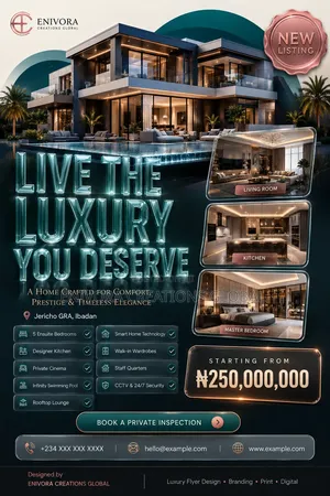 Real Estate Flyer Property Design – Ibadan
