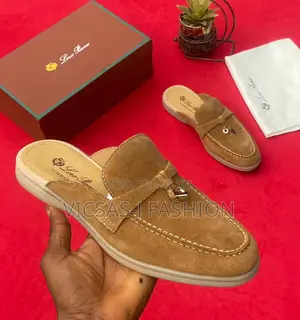 Loro Piana Suede Loafer Half Shoe