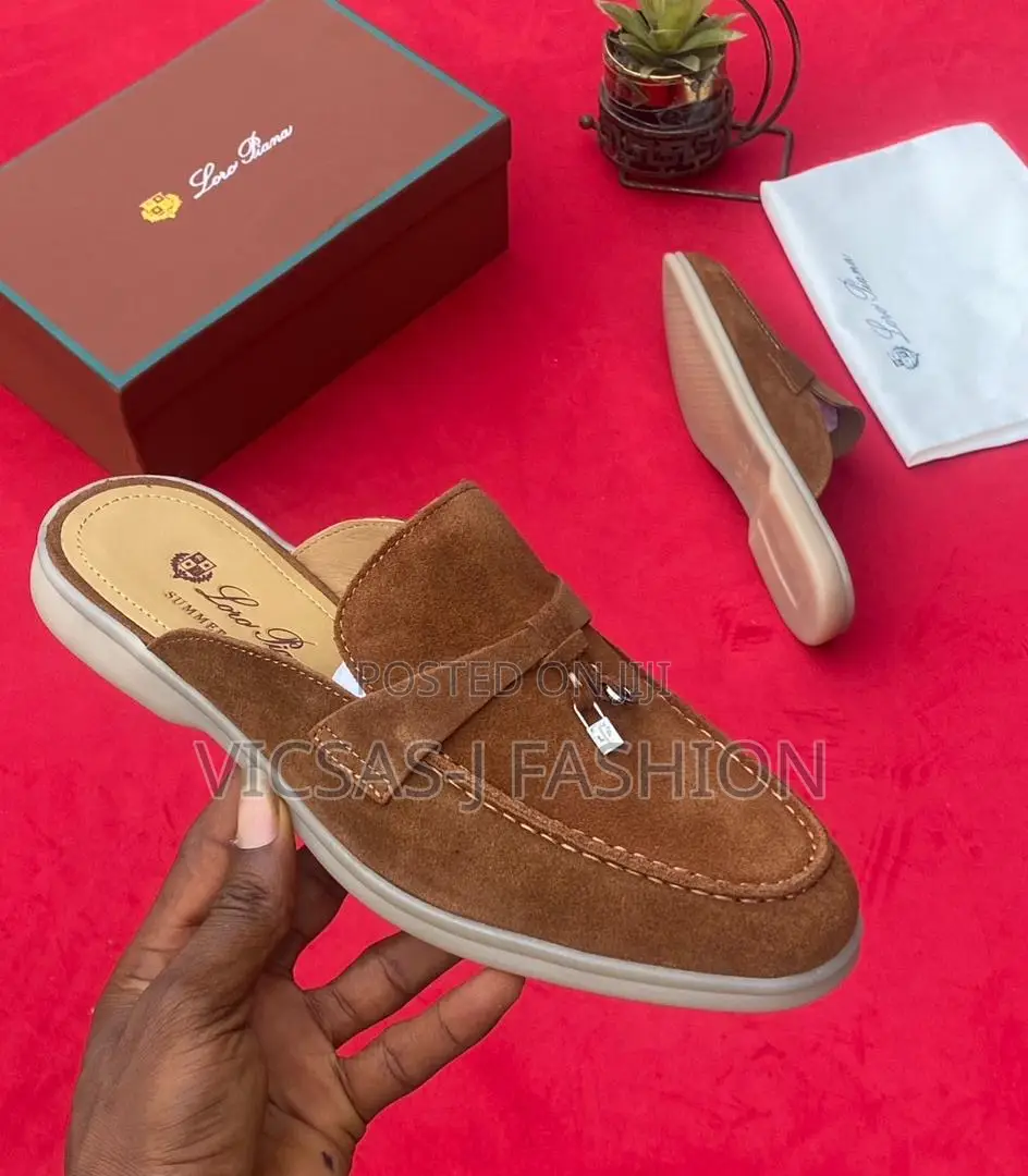 Loro Piana Suede Loafer Half Shoe