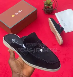 Loro Piana Suede Loafer Half Shoe