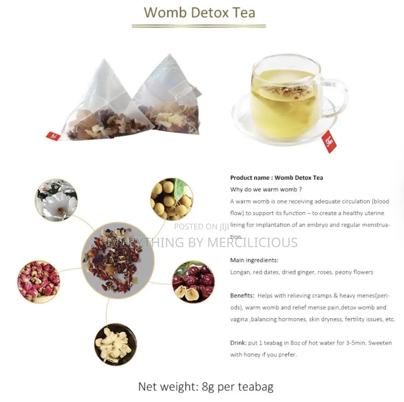 Menstrual Pains Cramps Relief Tea