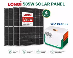 Cola Solar Generator 3600 Plus/2200w Output