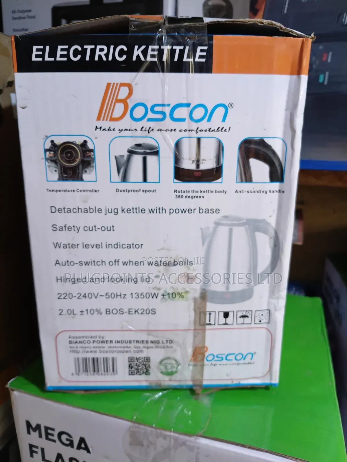 Boscon Electric Kettle 2liters