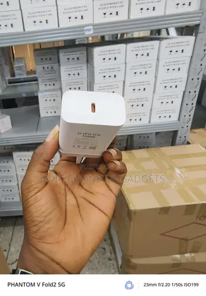 Original Infinix 100watts Type C Adapter