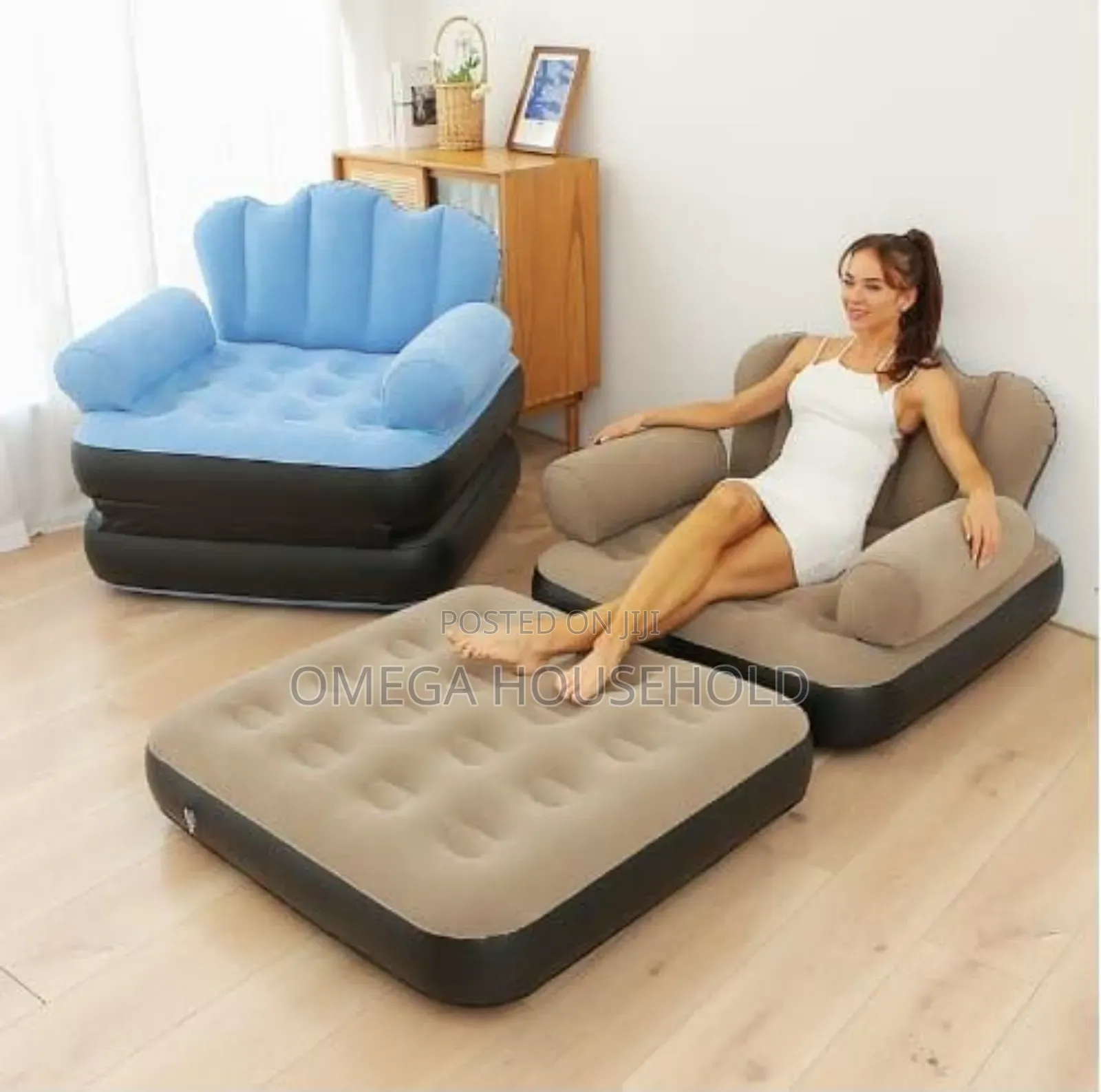 Inflatable Chair With Arm Rest