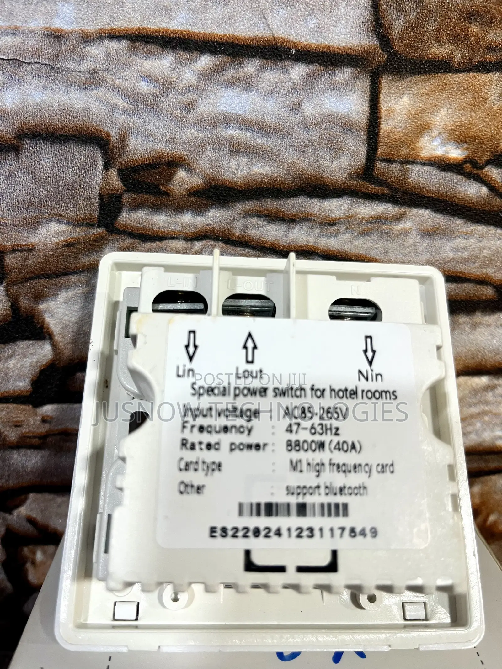 Ttlock Energy Saving Card Switch | Smart Hotel Power Management System
