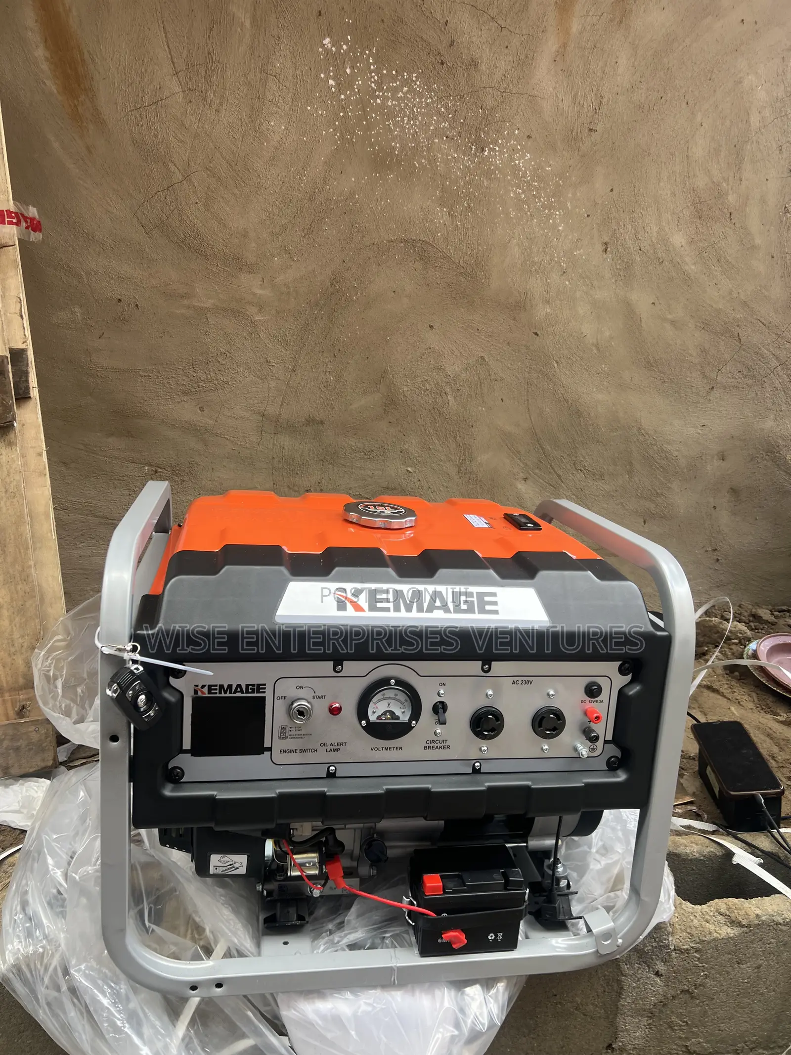 Kemage 58000 Remote Control Key Starter 5.5kva 100% Copper Coil