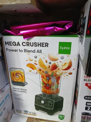 Syniks Mega Crusher Blender 1500w With 13months Warranty