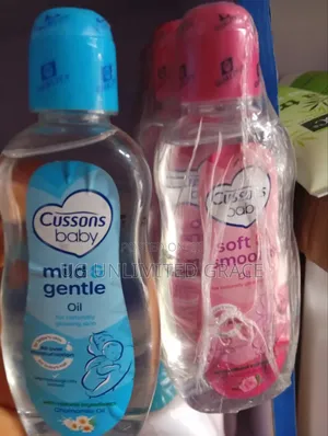 Cussion Baby Lotion and Baby Oil